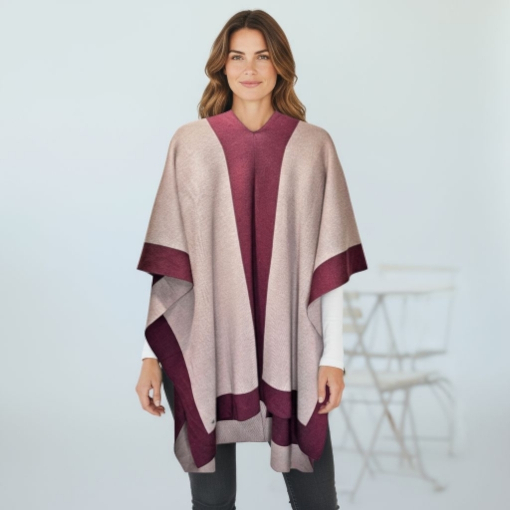 Lululemon Bundle Up Wrap/ Cape Spanish Oak Merino Wool ONE SIZE